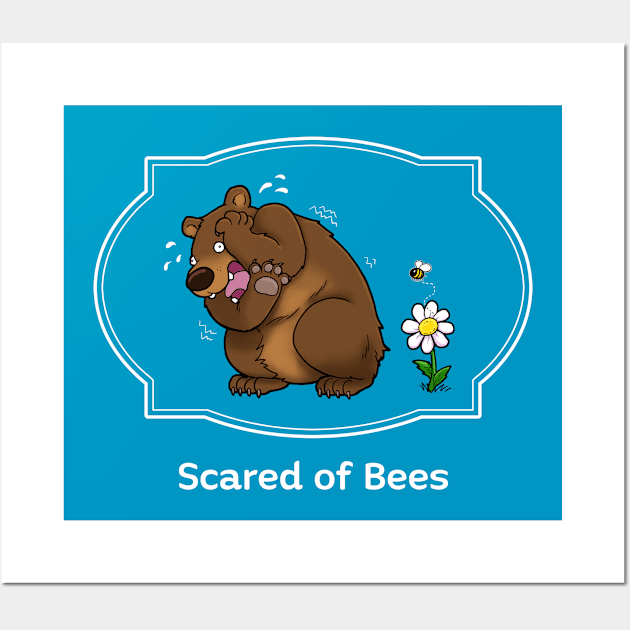 Scared of Bees Wall Art by JadedSketch